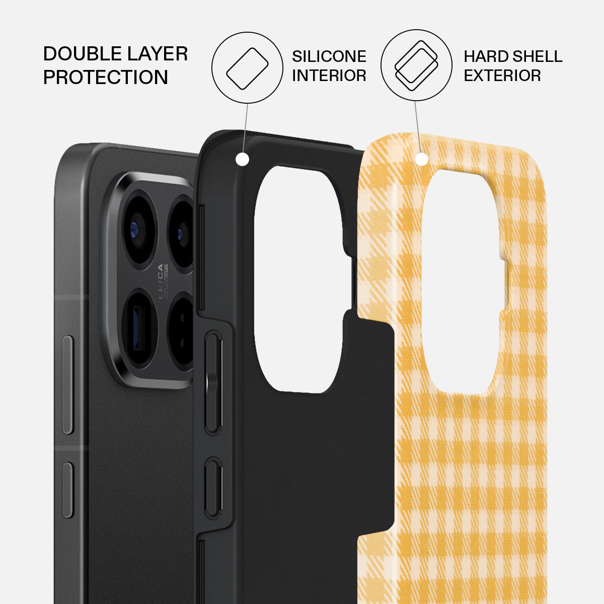 Tuscan Sun - Yellow Plaid Xiaomi 15T Pro Case