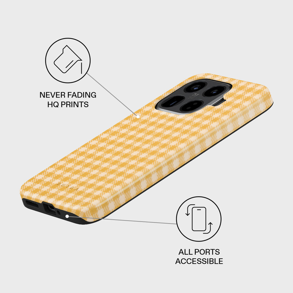 Tuscan Sun - Yellow Plaid Xiaomi 15T Pro Case