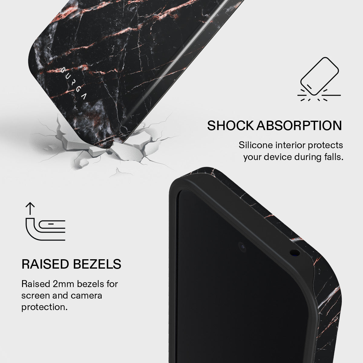 Rose Gold Marble - Google Pixel 10a Case