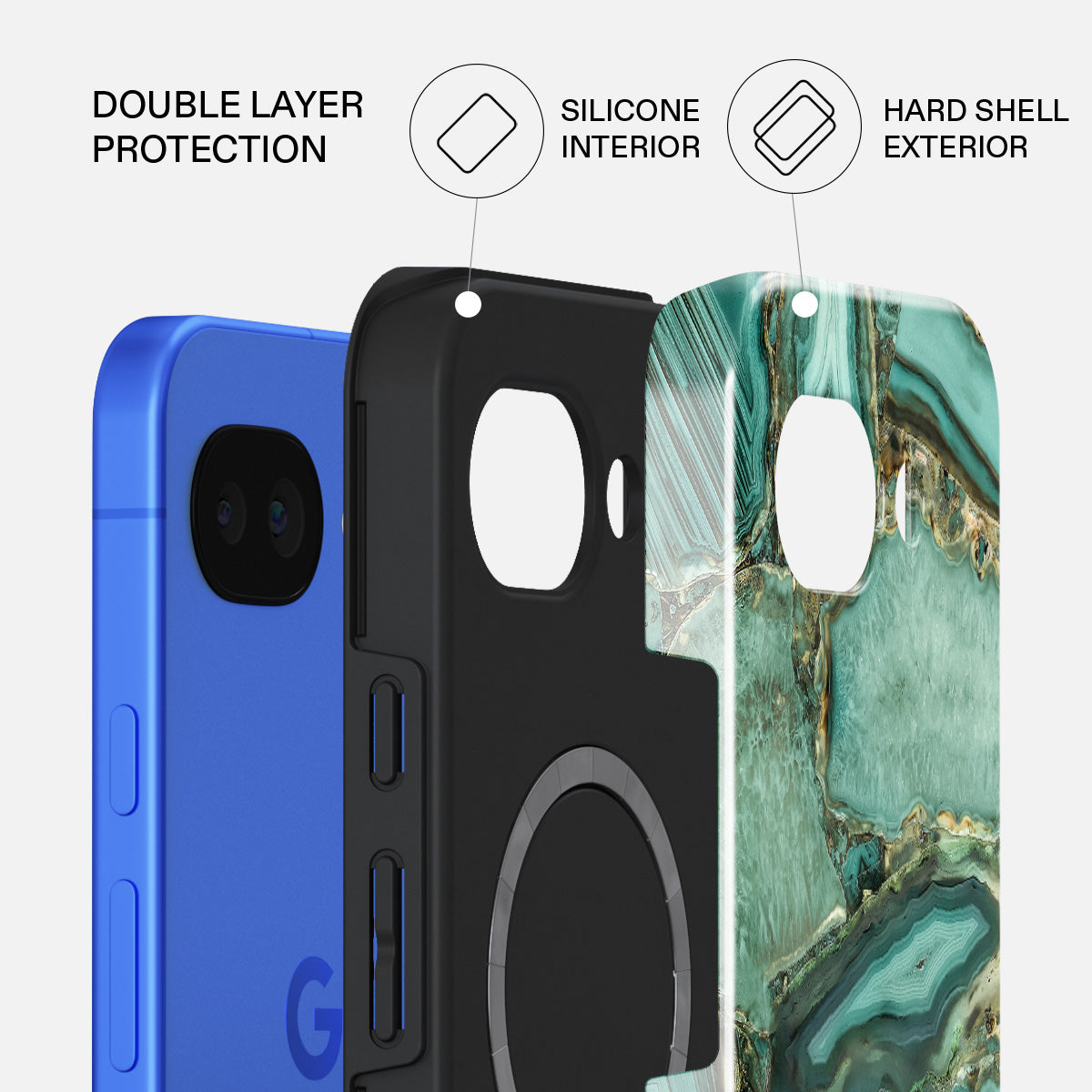 Ubud Jungle - Turquoise Google Pixel 10a Case