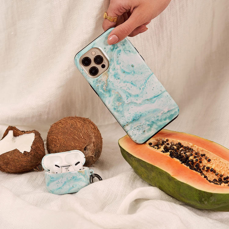 Uluwatu Waves - Teal Google Pixel 10a Case