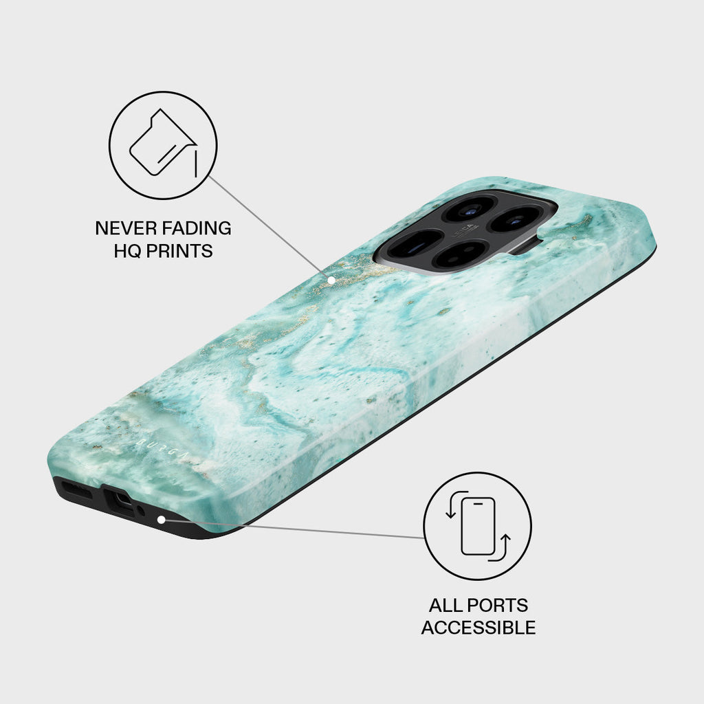 Uluwatu Waves - Teal Xiaomi 15T Pro Case