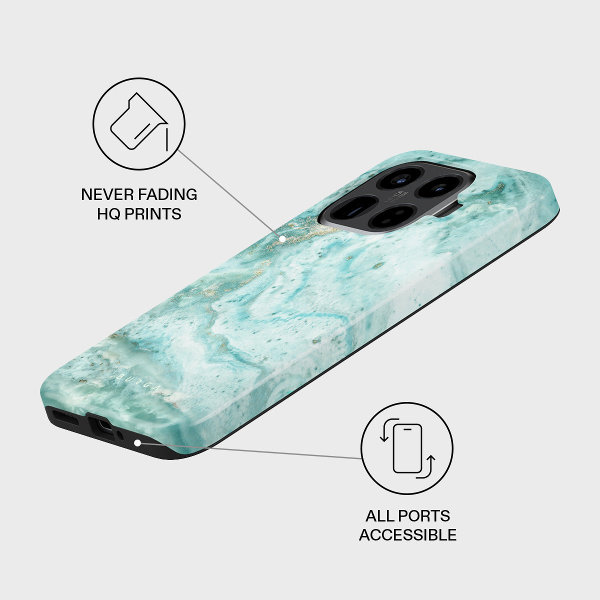 Uluwatu Waves - Teal Xiaomi 15T Pro Case