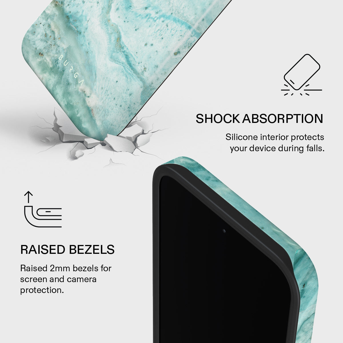 Uluwatu Waves - Teal Xiaomi 15T Pro Case